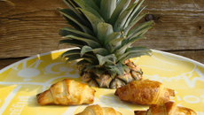 Croissants choco coco ananas