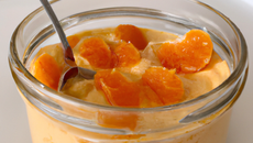 Marbré spéculoos/mandarine curd