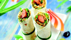 Wraps de saucisses ou merguez