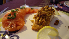 Saumon au crumble de citron
