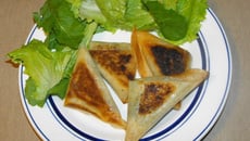 Samossas chèvre épinards