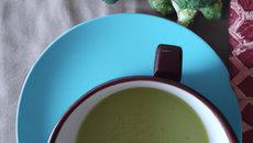 Velouté de brocolis au bleu