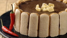 Charlotte au chocolat noir intense