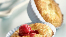 Petits muffins coco framboise