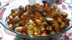 Gratin de Ratte du Touquet au potiron