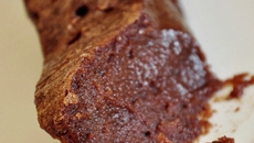 Fondant crème de marrons et chocolat, sans farine