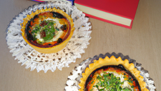 Tartelette poivron roquefort