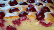 Gâteau aux cerises facile et rapide