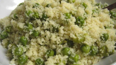 Couscous au beurre petits pois et ou couscous au beurre