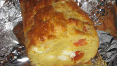 Cake féta et tomates cerises