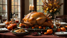 Dinde de Thanksgiving traditionnelle