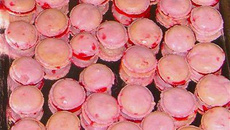 Macarons à la framboise sans gluten