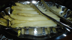 Asperges de touraine à la crème