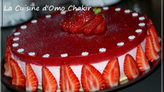 Entremet fraise citron vert au philadelphia et spéculoos