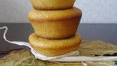 Muffin au potiron et crème de noisette