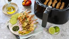 Brochettes de poulet au Air Fryer