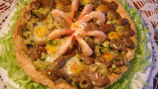 Cassegrain, tarte aux champignons
