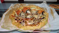 Tarte courgette, tomate et chèvre