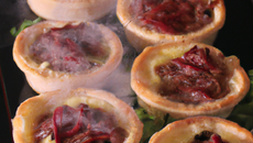 Mini tartelettes au magret fumé