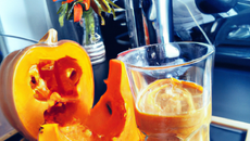 Smoothie potiron-orange