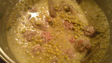 Petits pois façon printanière