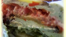 Terrine de fromage aux 2 poivrons et aubergine