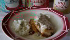 Poulet grillé sauce poire Roquefort