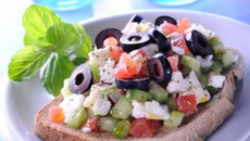 Tartine à la grecque