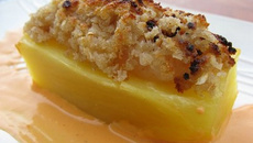 Pommes de terre farcies aux Saint-Jacques