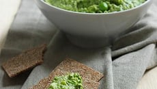 Guacamole de pois garden peas