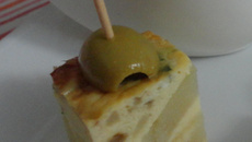 Torilla espagnole de pommes de terre cuite au four