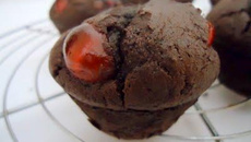 Muffins au sucre de canne et aux cerises faciles