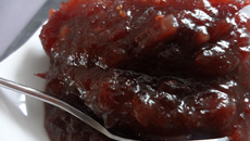 Chutney de cranberries aux épices