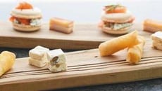 Macarons saumon ciboulette