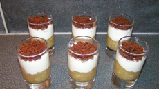 Verrines pomme / poire / speculos