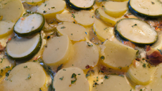 Gratin courgettes et pommes de terre