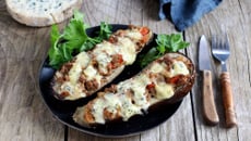 Aubergines confites à l'agneau et à la Fourme d'Ambert AOP