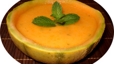 Soupe de melon maison