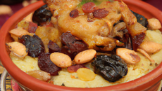 Tajine poulet raisins secs blancs