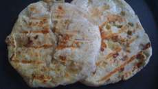 Naan à l'oignon