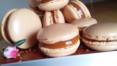 Macaron chocolat-caramel