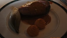 Rosbif en croute de pesto, coulis tomate