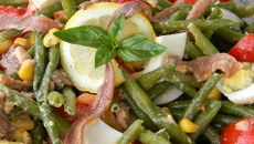 Salade de haricots verts estivale