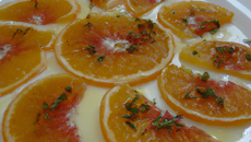 Carpaccio d'oranges