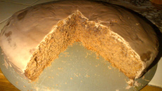 Gâteau au yaourt et Nutella avec glaçage