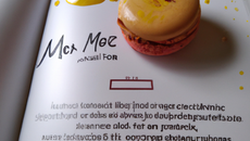 Macaron réglisse