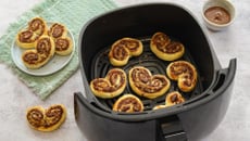 Palmiers sucrés Nutella et noisettes au Air Fryer