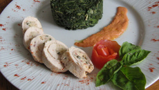 Roulade de volaille farcie