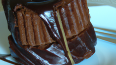 Pâtisserie au chocolat noir