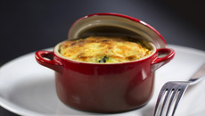 Gratin de polenta à la raclette